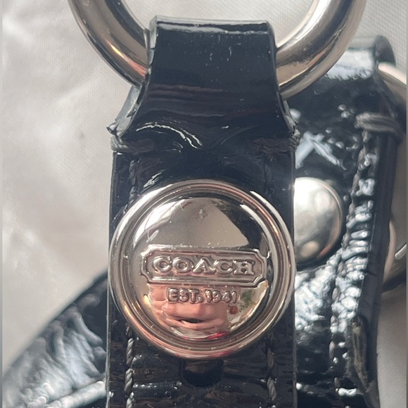 Coach Embossed Leather Tote - Picture 6 of 6